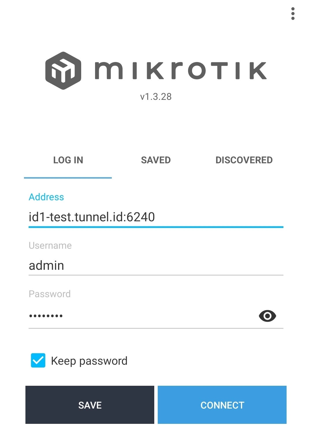 Tunnel ID Kelola VPN Remote